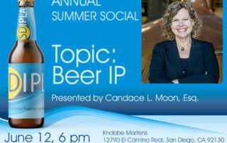 Topic: Beer IP Presented by Candace L. Moon, Esq.