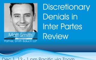 Discretionary Denials in Inter Partes Review