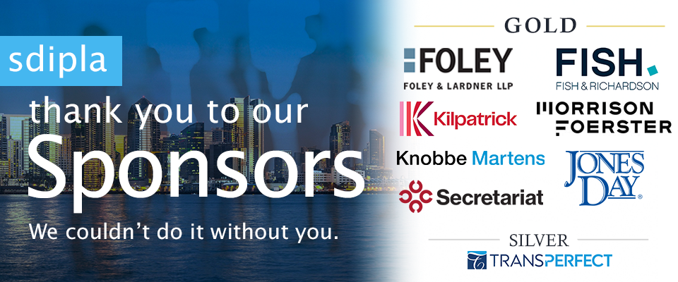 SDIPLFoley, Knobbe Martens, Secretariat, Morrison Foerster, Fish, Jones Day, Kilpatrick, Transperfect